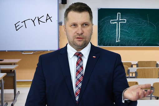 Przemysław Czarnek chce obowiązku uczestnictwa zajęciach z etyki albo religii