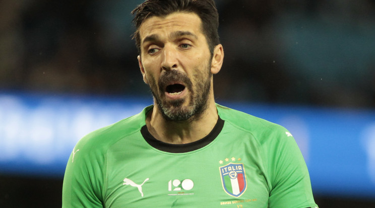 Az olaszok sztárkapusa,
Gianluigi Buffon sem
lesz ott a pályán a világbajnokságon /Fotó: AFP