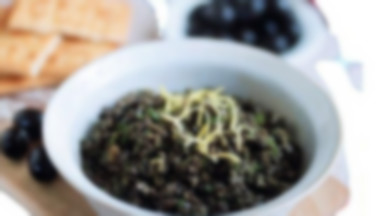 Tapenada z czarnych hiszpańskich oliwek i anchois