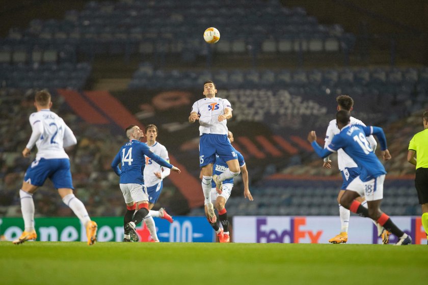 Lech Poznań przegrał z Glasgow Rangers