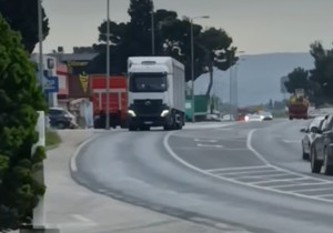 Kamiondžija u Mostaru