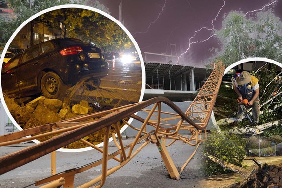 PADALI SU KRANOVI, VETAR JE ČUPAO STABLA IZ KORENA Razorna superćelijska oluja je naša realnost, u njenu brutalnost smo se uverili, koliko moćna će biti ovog leta?