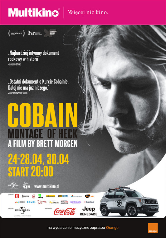 "Cobain: Montage of heck" - plakat