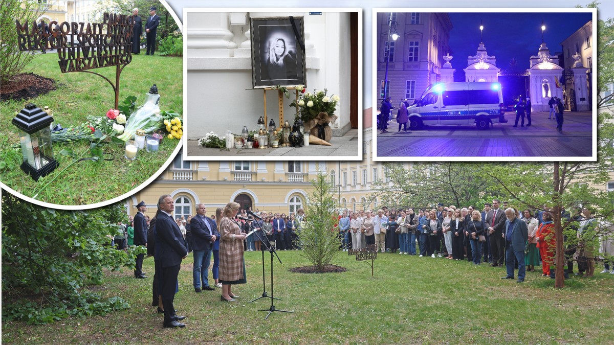 Rok od zabójstwa portierki na kampusie UW. Ludzie wrócili na miejsce tragedii