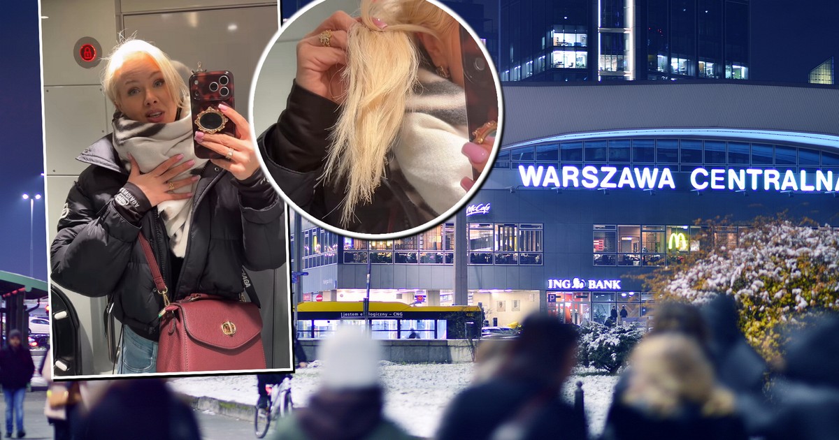 Groza na Dworcu Centralnym w Warszawie. Podpaliła pani Claudii włosy
