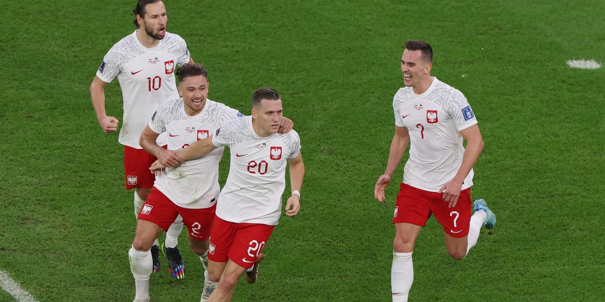 Piotr Zieliński strzelił gola na 1:0 dla Polski