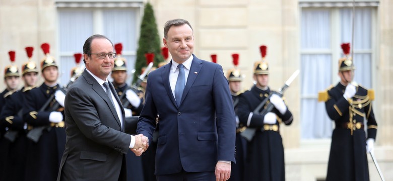 Prezydent Andrzej Duda w stolicy Francji z jednodniową, oficjalną wizytą