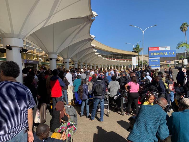 JKIA at a standstill as workers go on strike 