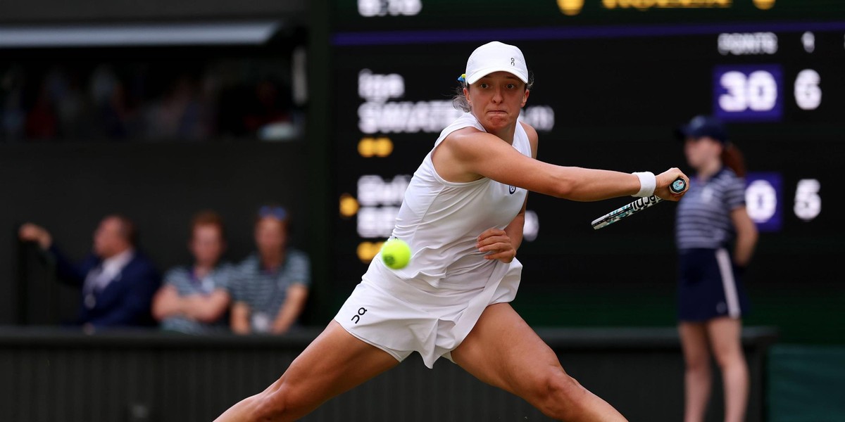 Rok temu Iga Świątek dotarła do ćwierćfinału Wimbledonu. To jej najlepszy wynik w Londynie.