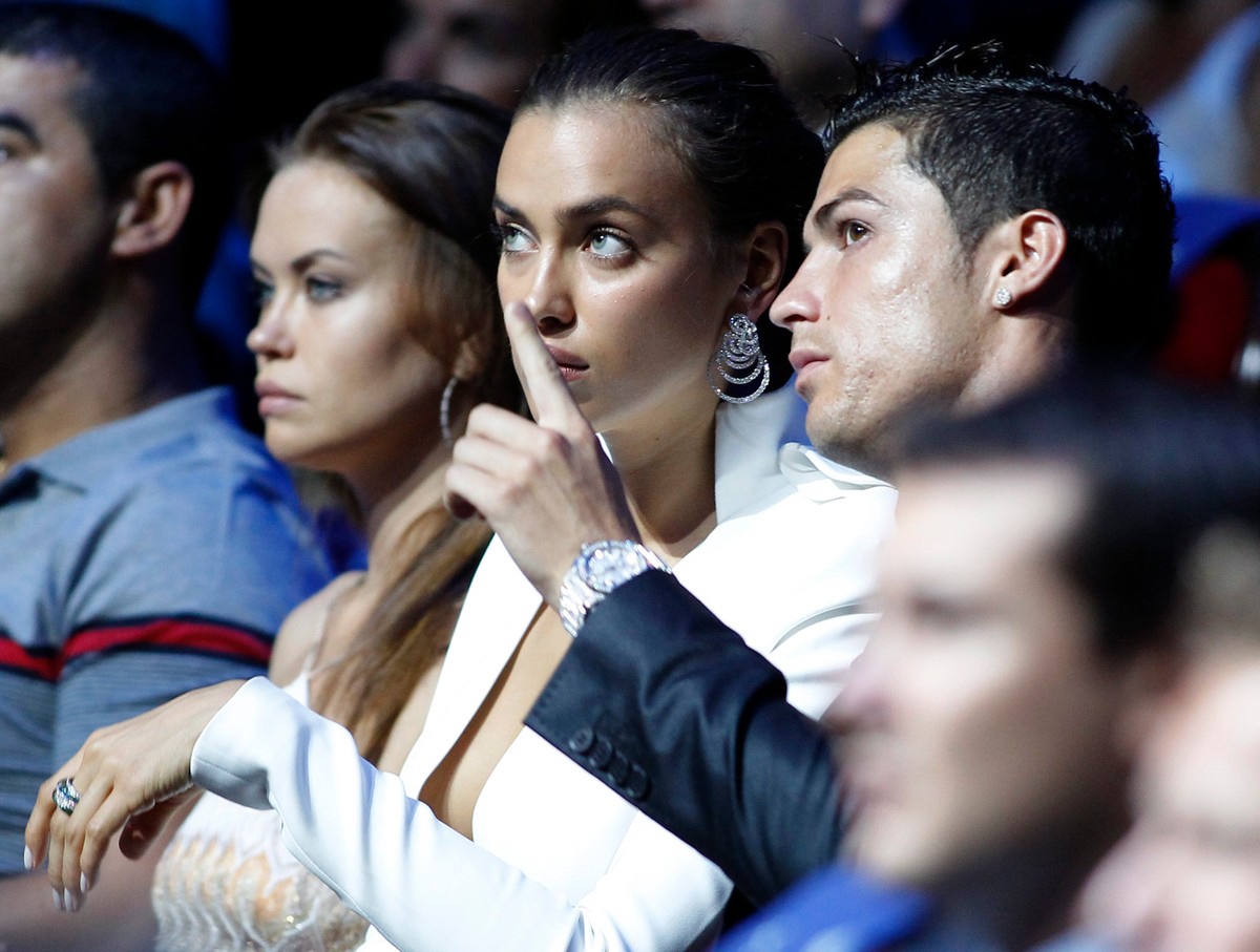 Narzeczona Ronaldo skradła show Inieście podczas gali UEFA