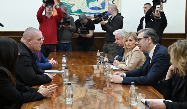 Aleksandar Vučić sa predstavnicima Jedinstvene Srbije