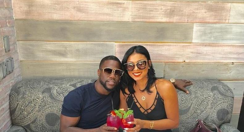 Kevin Hart and Eniko Parrish