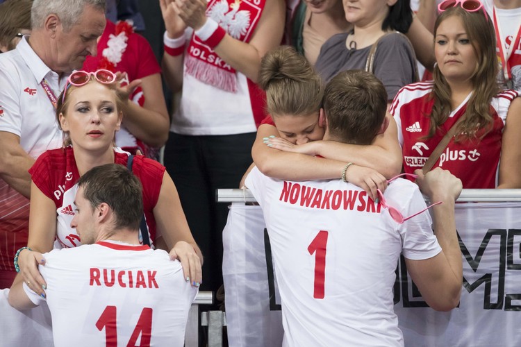 Michał Ruciak i Piotr Nowakowski po meczu z Rosją