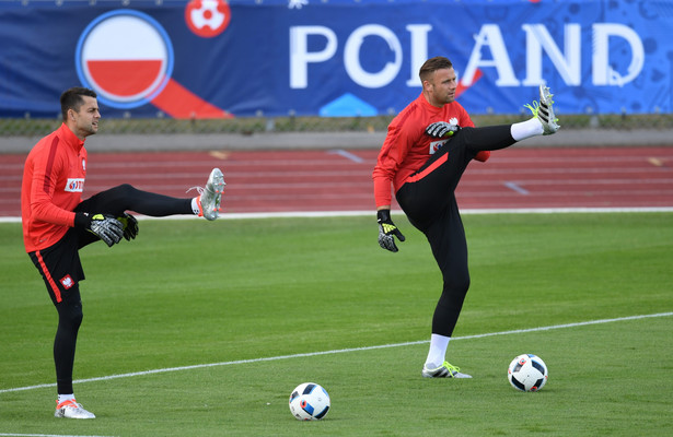 Wieczorny trening kadry bez Szczęsnego. Rosną szanse Fabiańskiego i Boruca na grę z Niemcami