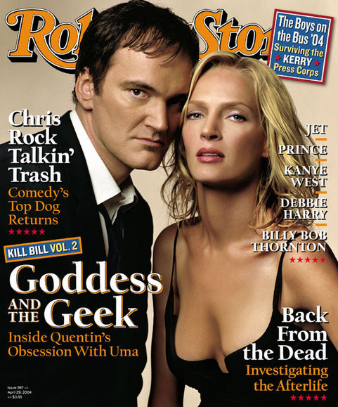 Quentin Tarantino i Uma Thurman w Rolling Stone