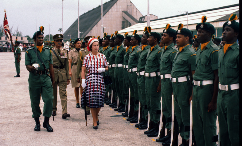 Wizyta Elżbiety II na Barbadosie w 1977 r.