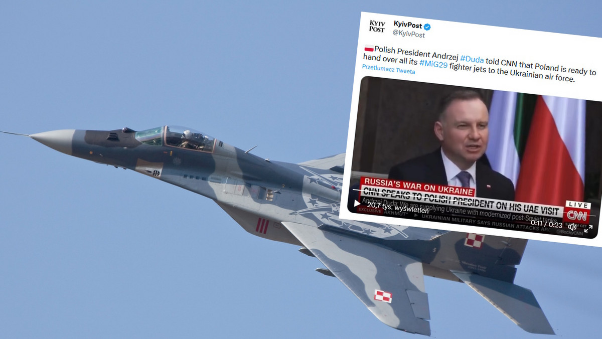 Andrzej Duda złożył kluczową deklarację dla Ukrainy. Wspomniał o F-16