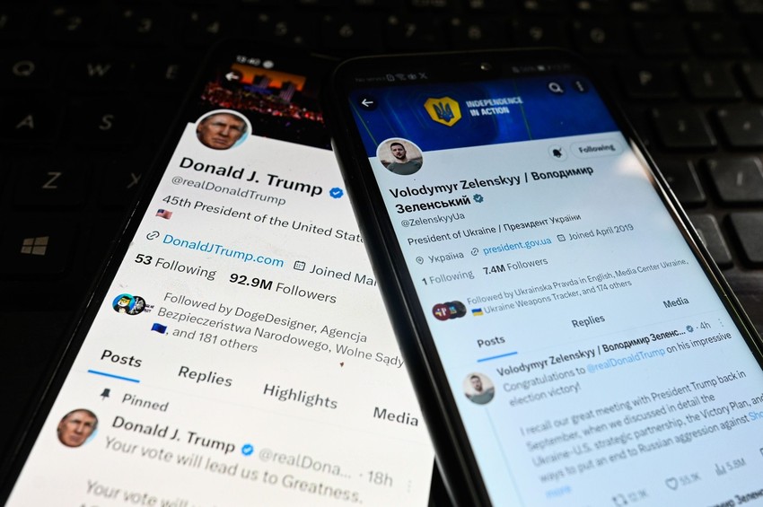 Donald Tramp i Volodimir Zelenski