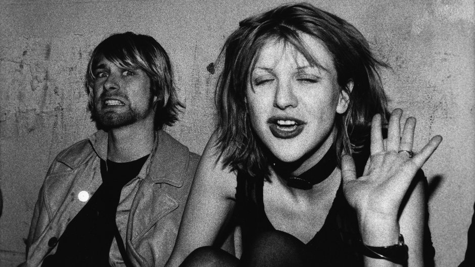 Kurt Cobain i Courtney Love w 1992 r.