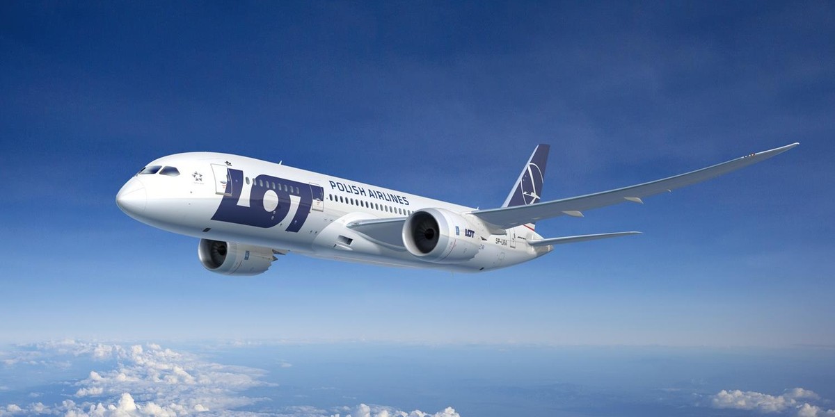 Samolot LOT Boeing 787 Dreamliner