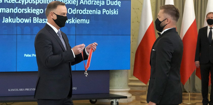 Prezydent odznaczył Kubę Błaszczykowskiego. Piłkarz otrzymał Krzyż Komandorski Orderu Odrodzenia Polski