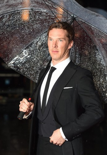 Benedict Cumberbatch na premierze 'The Imitation Game' w Londynie