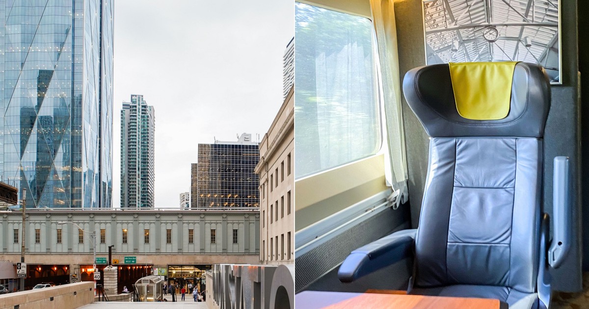 I spent 6 hours in business class on a Canadian train for $200. It was ...