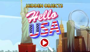 Hidden Objects Hello USA