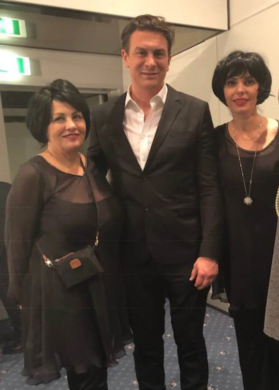 Ljiljana Blagojević, Branislav Tomašević i Vesna Stanković glumci  predstave "Dobri čovek"