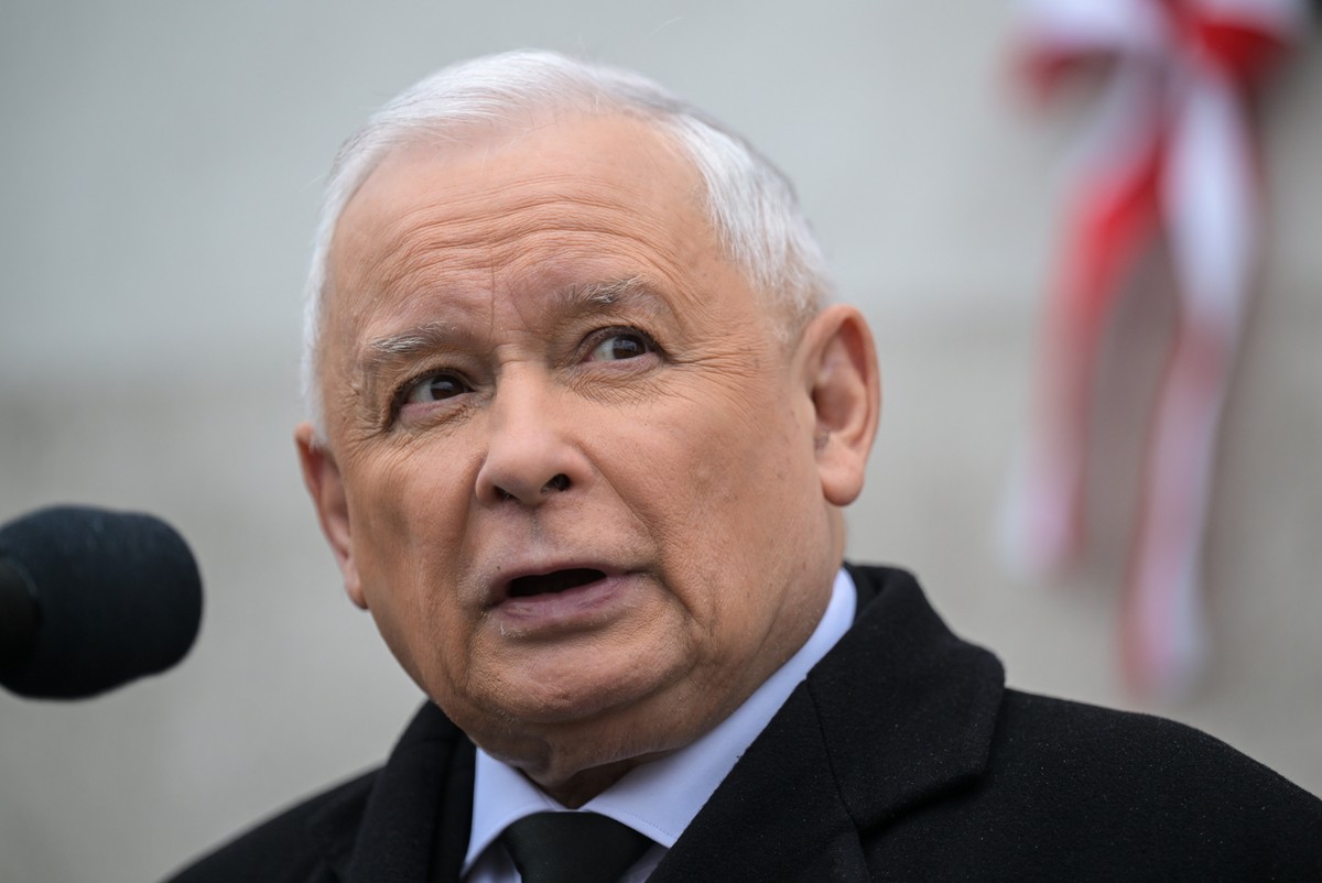 Prezes PiS Jarosław Kaczyński