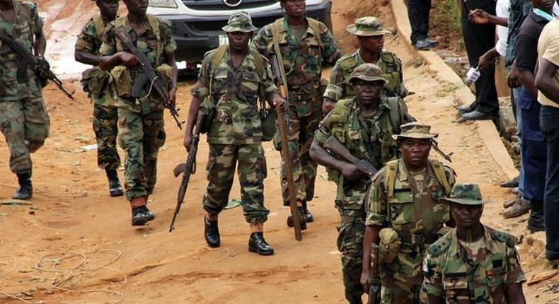 Nigerian Army Troops