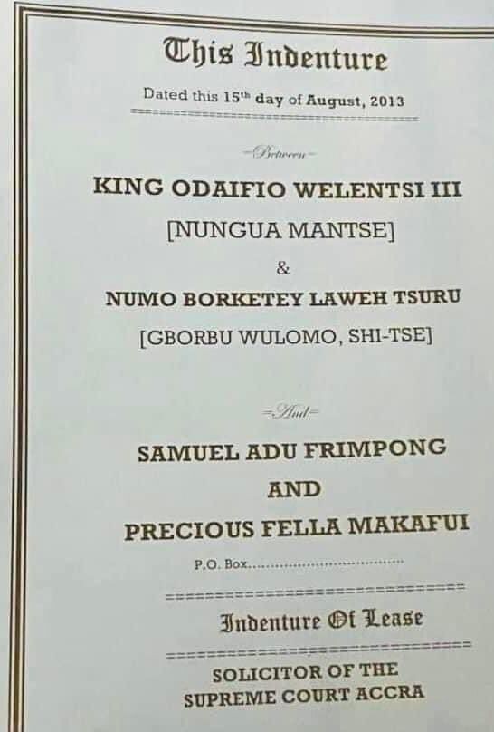 Fella Makafui and Medikal's land document leaked online