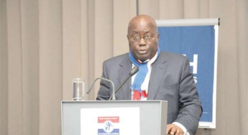 2016 presidential candidate of the New Patriotic Party, Nana Akufo-Addo