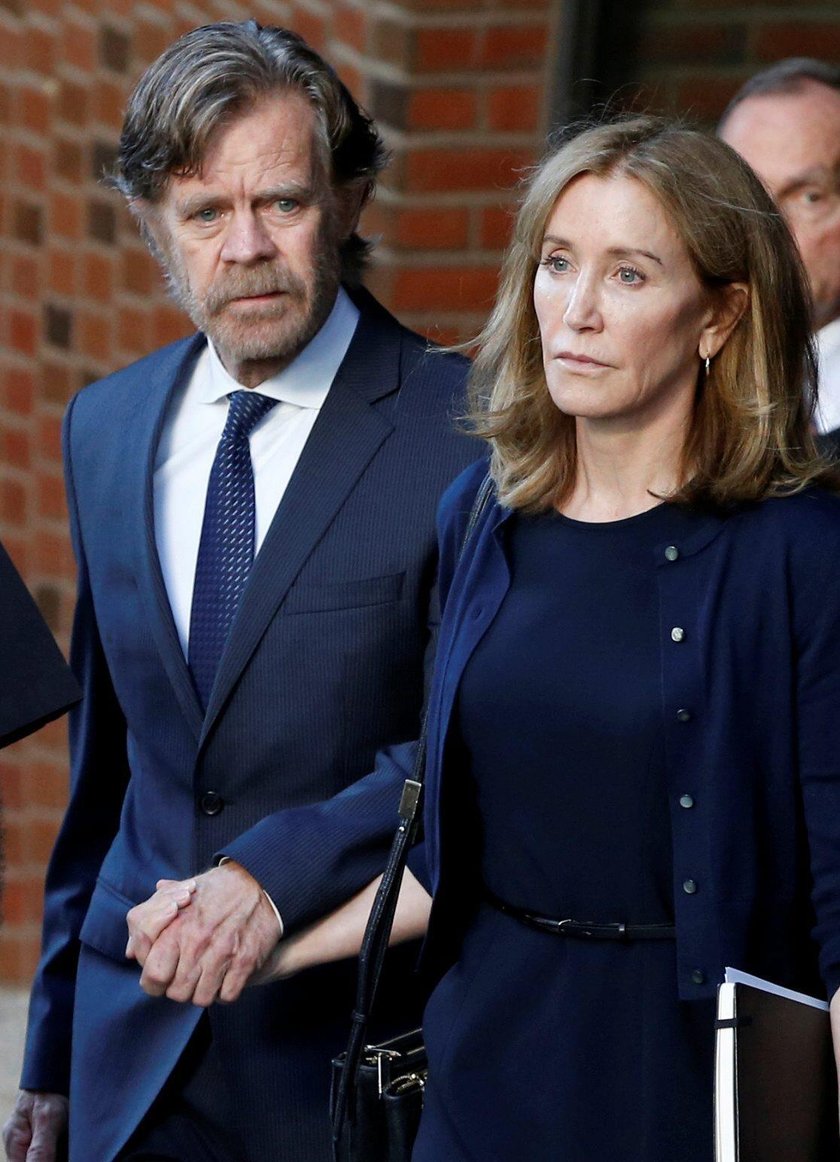 Felicity Huffman w sądzie z mężem