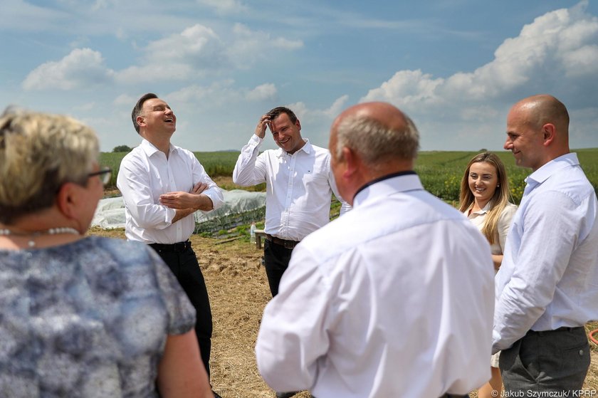 Prezydent Andrzej Duda u Bardowskich. Skrytykowali ich za strój