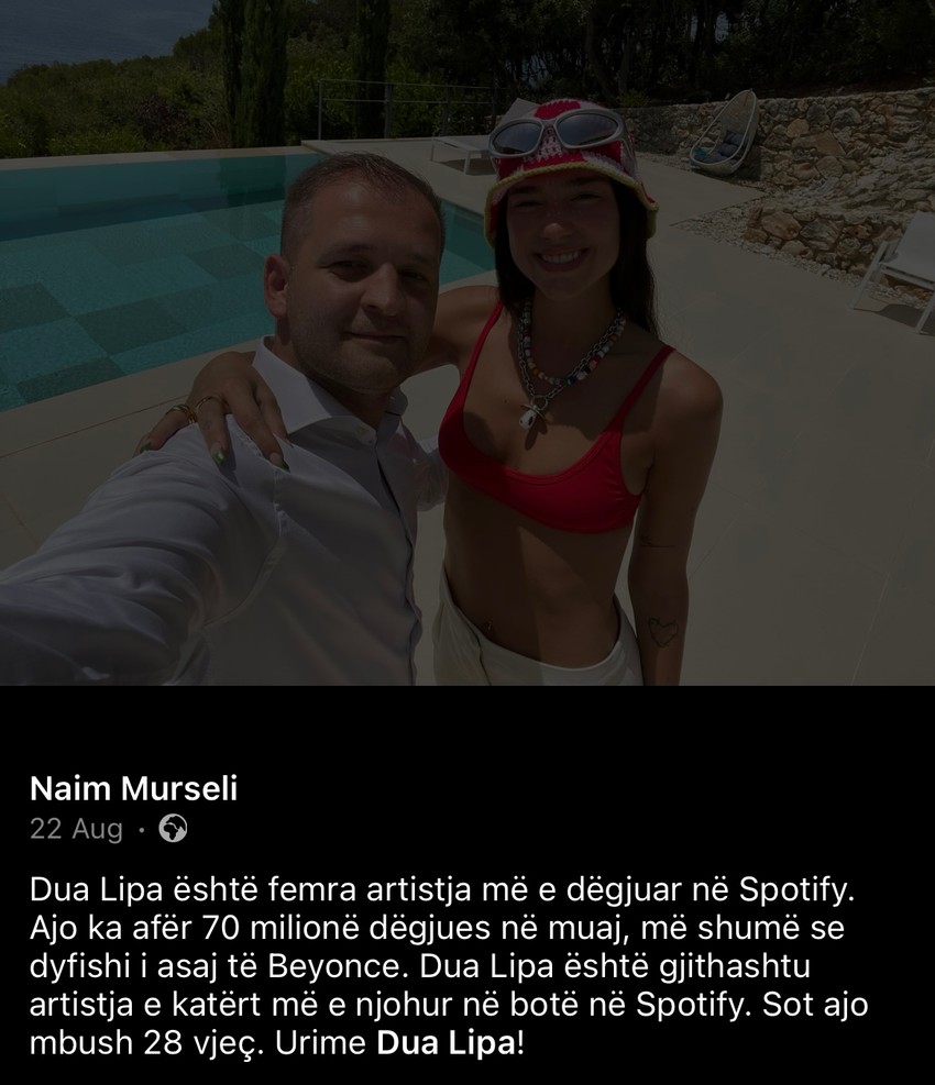 Naim Murselji sa Dua Lipom
