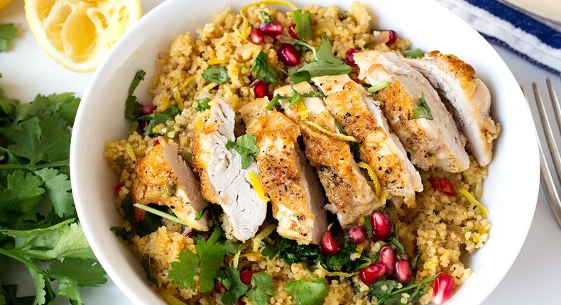 Chicken and couscous