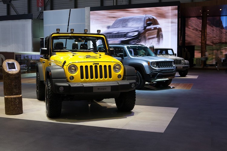 Stoisko Jeepa w Genewie