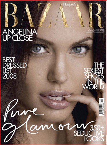 Także grudzień - Angelina Jolie w brytyjskim wydaniu 'Harper's Bazaar'