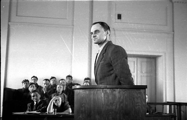 Witold Pilecki podczas procesu
