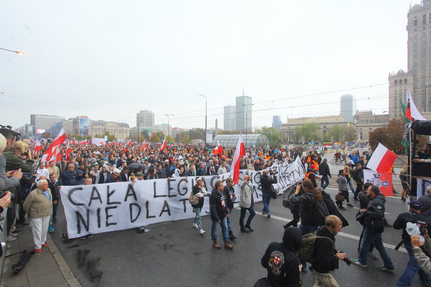 Manifestacja antyimigracyjna w Warszawie 