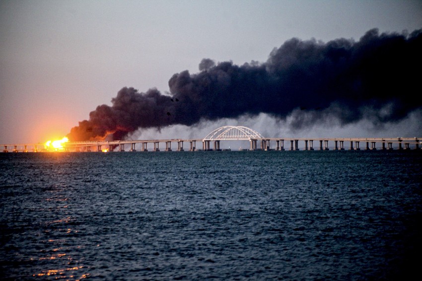 Napad na Krimski most u oktobru 2022.