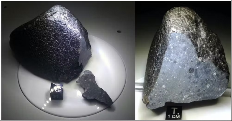 Marsjański meteoryt NWA 7034 nazwany "Black Beauty"