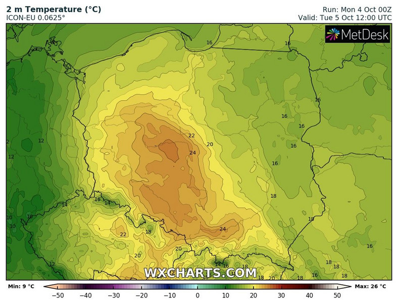 We wtorek miejscami zrobi się tak ciepło, jak w środku lata