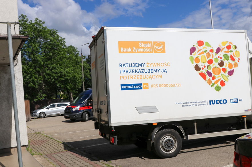 Dary dla uchodźców od Śląskiego Banku Żywności - 13.07.2022 - autor: powiat