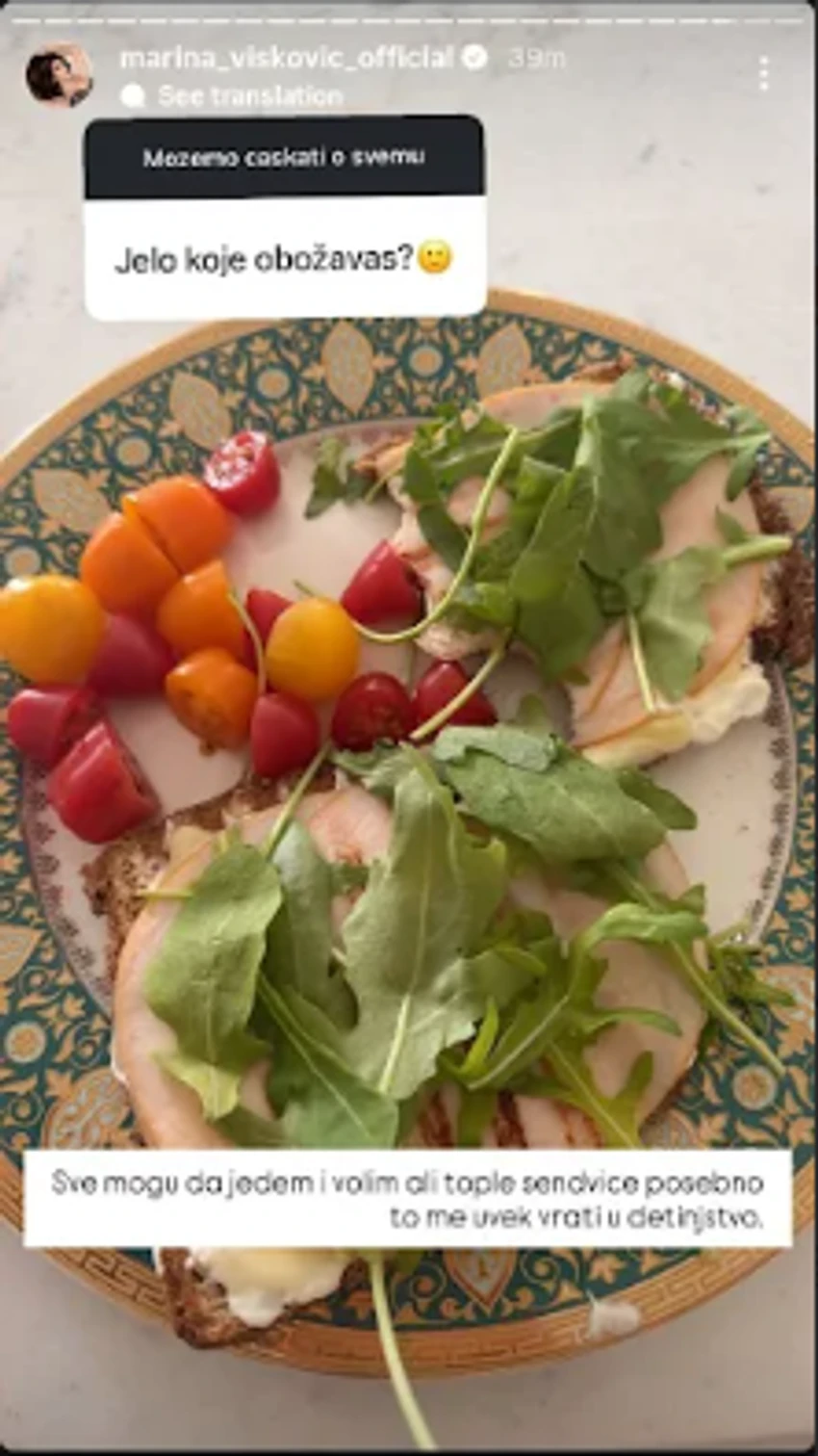 Marina Visković otkrila kako se hrani