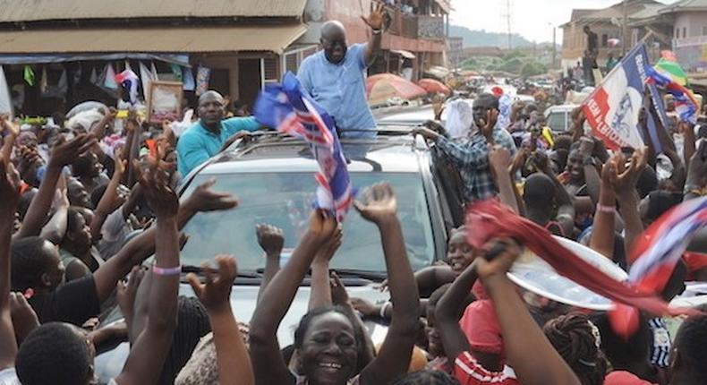 Nana Akufo-Addo, Flagberarer of the New Patriotic Party, (Rise and Build Tour)