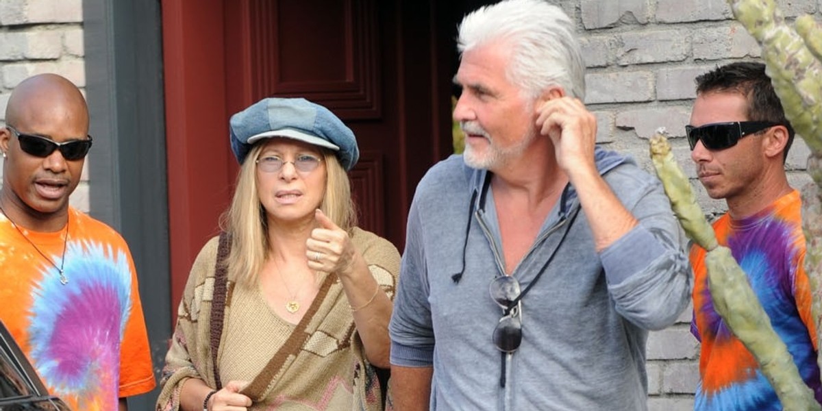 Barbra Streisand and husband, James Brolin.