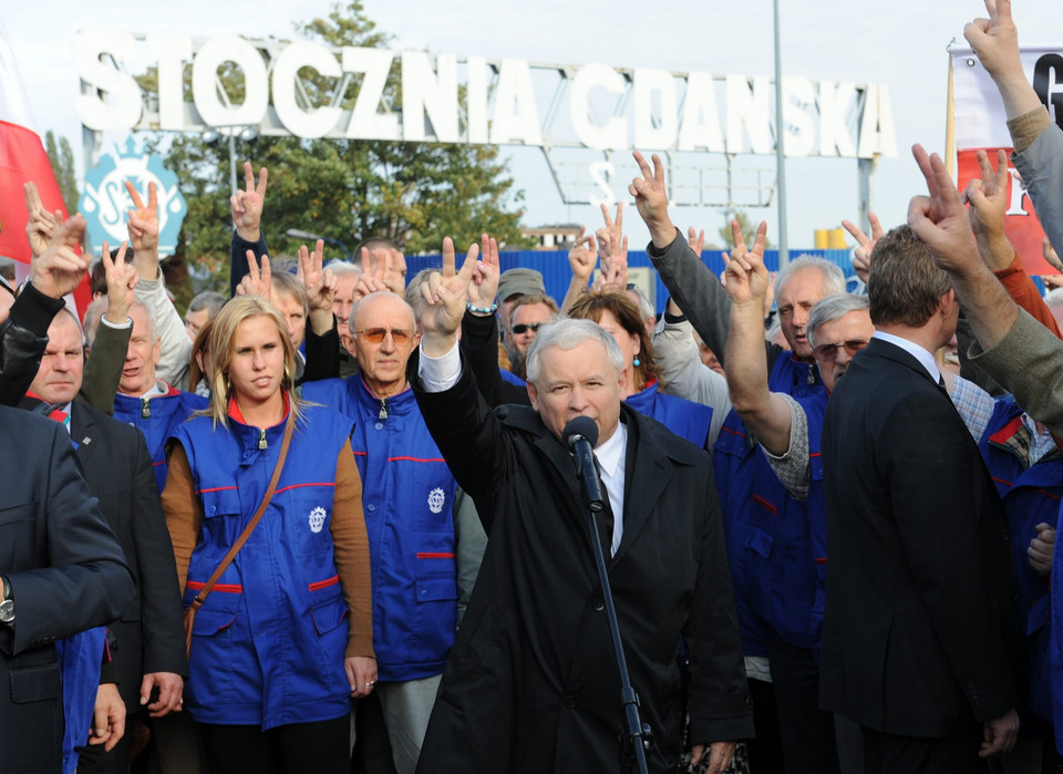 Jarosław Kaczyński w Gdańsku