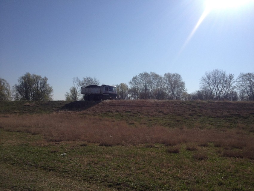 Kamion na Savskom nasipu